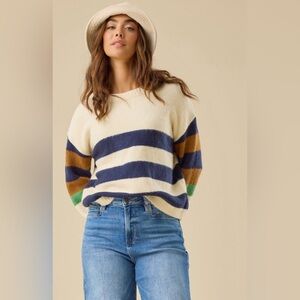 Altar'd State Multicolor Striped Sweater